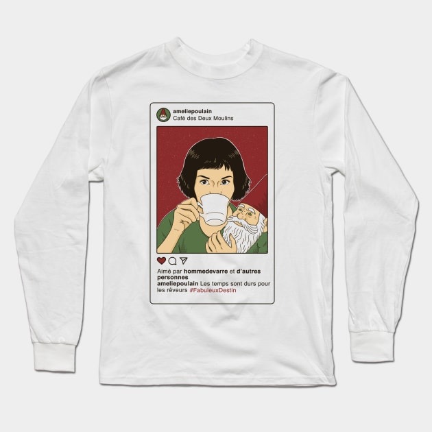 Insta Amelie Long Sleeve T-Shirt by olddesigntees